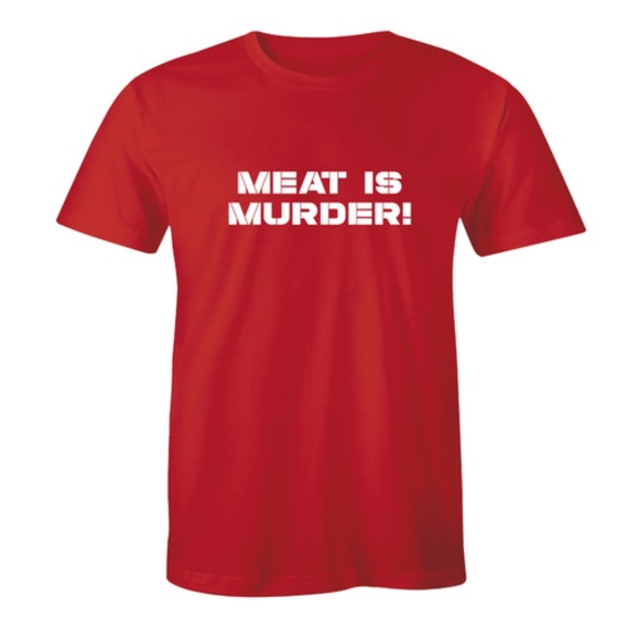Meat Is Murder Tasty Murder Anti Peta T-shirt Tee - Picture 1 of 3